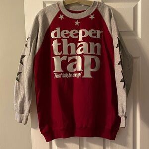 Red and Gray Graphic Sweatshirt size 2xl